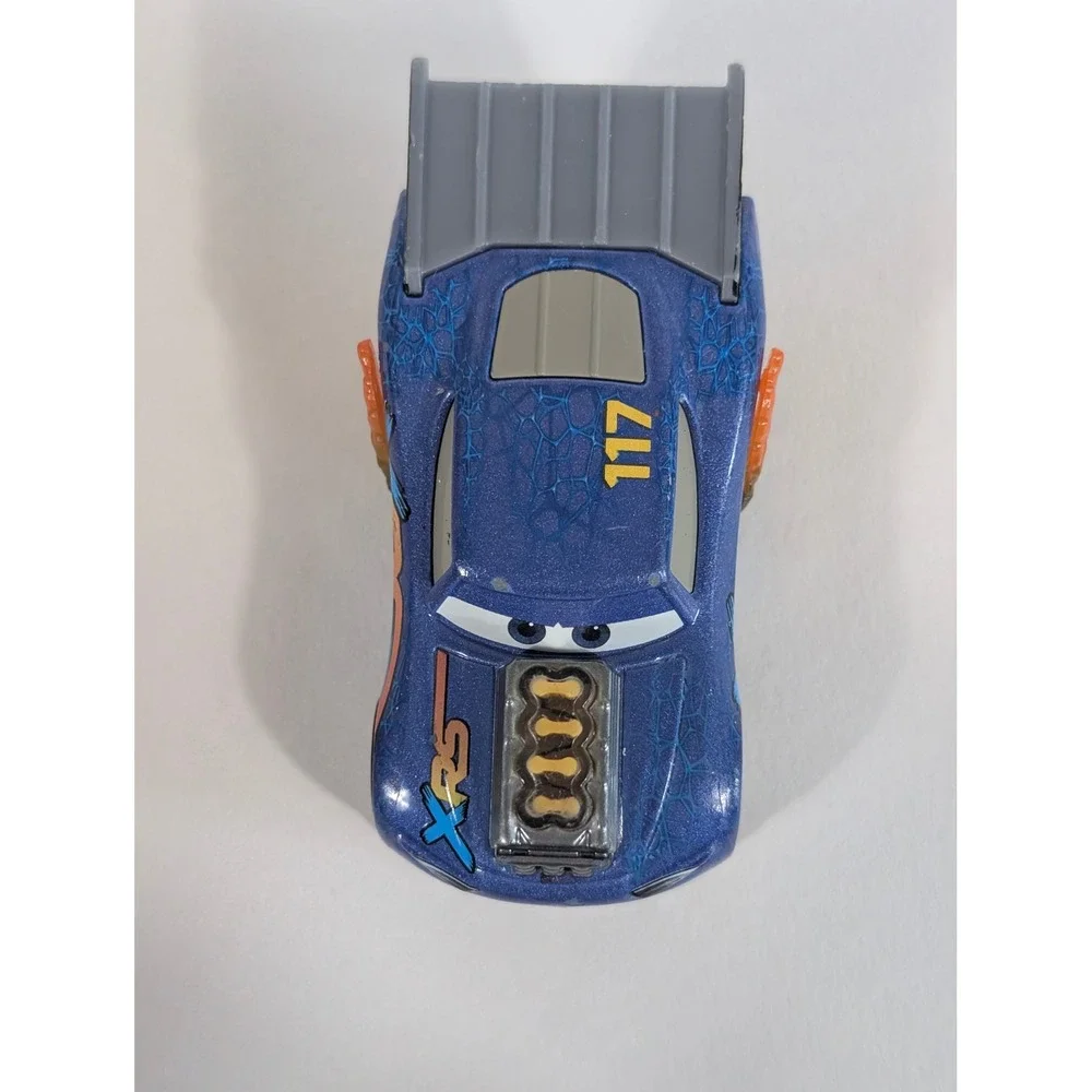 Disney Pixar Cars XRS Drag Racing Lil' Torquey With Moving Pistons Matte 117